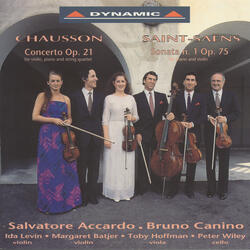 Concerto for Violin, Piano and String Quartet in D Major, Op. 21, III. Grave