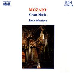 Sonata for Keyboard and Violin No. 29 in A Major, K. 402 (completed M. Stadler) (arr. for organ), Andante A Major. Fugue in A Minor