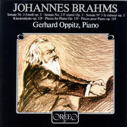 4 Klavierstücke, Op. 119, No. 3. Intermezzo in C Major