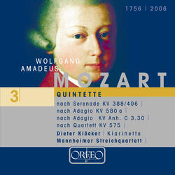 Clarinet Quintet in B-Flat Major, IV. Allegretto