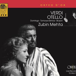 Otello, Act I, Act I: Esultate! (Otello, Chorus, Iago, Roderigo)