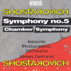 Chamber Symphony in C Minor, Op. 110a (arr. R. Barshai from String Quartet No. 8 for orchestra), III. Allegretto