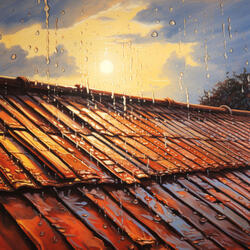 Rain-Kissed Urban Exploration