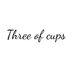 Three of cups