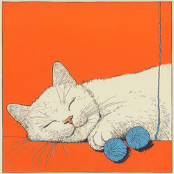 Chloe's Feline Tranquility: Embracing the Serenity of Relaxation
