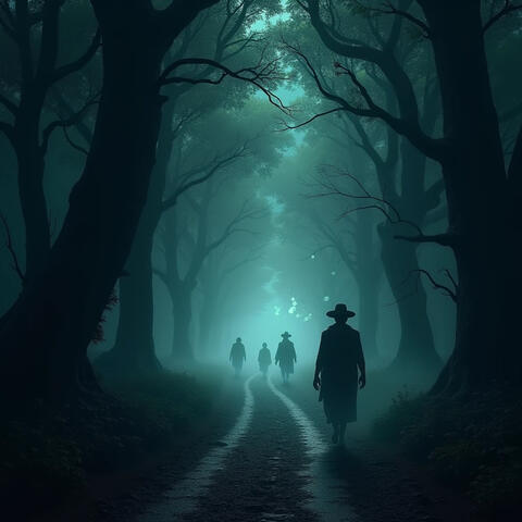 Dark Road Filled With The Enchanted