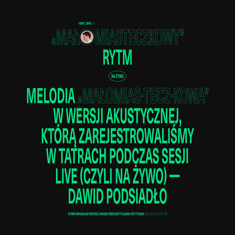 Małomiasteczkowy (na żywo, akustycznie)