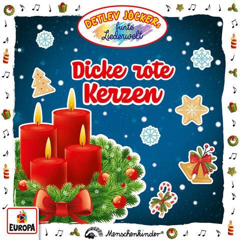 Dicke rote Kerzen