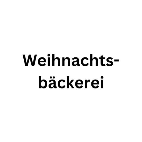 Weihnachtsbäckerei