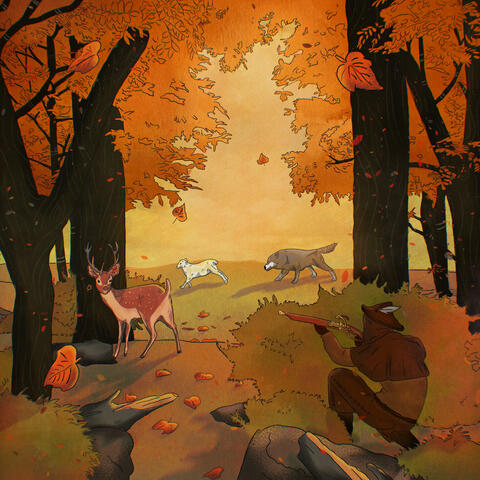 One with Orange Leaves