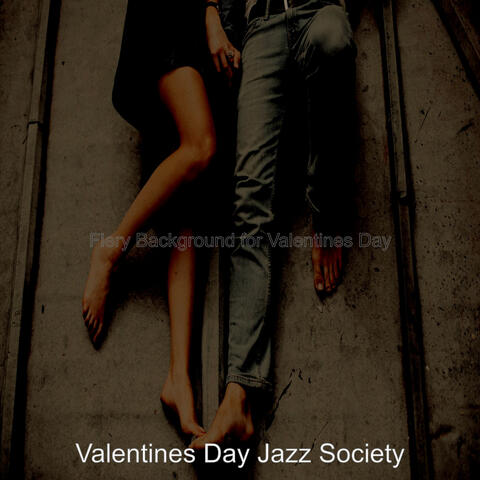 Fiery Background for Valentines Day