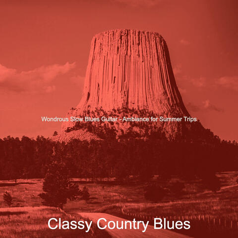Wondrous Slow Blues Guitar - Ambiance for Summer Trips