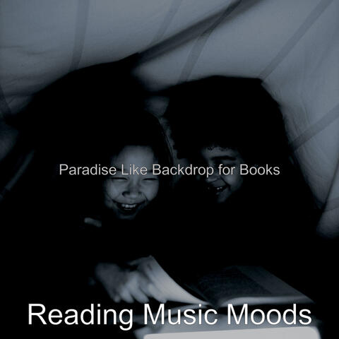 Paradise Like Backdrop for Books