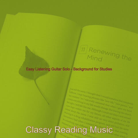 Easy Listening Guitar Solo - Background for Studies