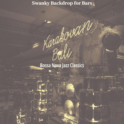 Swanky Backdrop for Bars