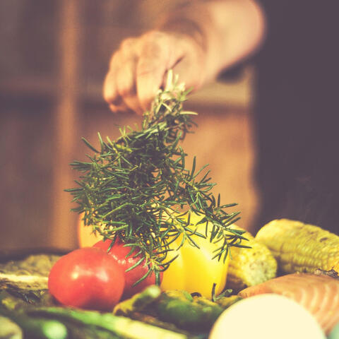 Backdrop for Cooking Dinner - Guitar Music
