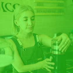 Sunny Ambience for Organic Cafes