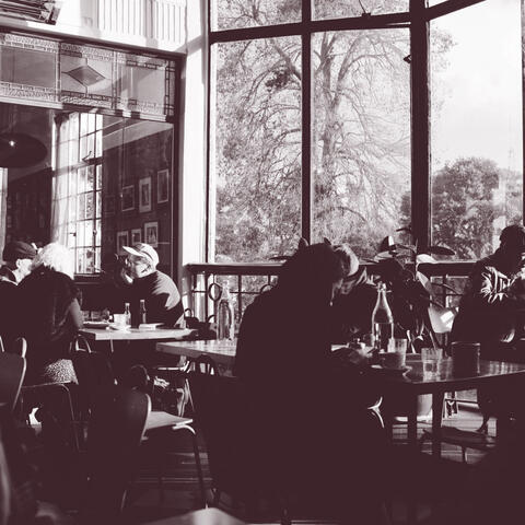 (Tenor Sax and Trumpet Solos) Music for Cool Cafes