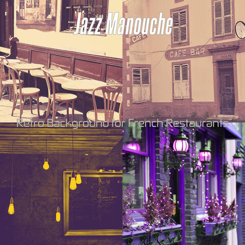 Retro Background for French Restaurants