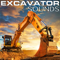 White Noise of Working Excavator