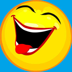 Funny sound of laughter