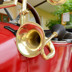 The sound of a car horn