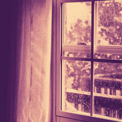 Simplistic Piano Music with Rain Sounds - Vibe for Pensive Feelings
