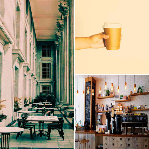 Backdrop for Sipping Morning Latte