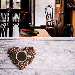 Modern Ambiance for Sipping Morning Latte