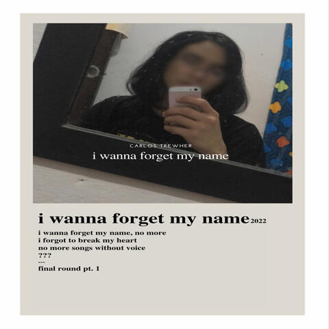 i wanna forget my name