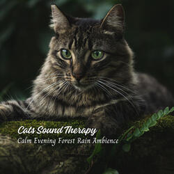 Sleepy Forest Cat
