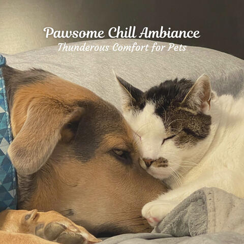 Pawsome Chill Ambiance: Thunderous Comfort for Pets