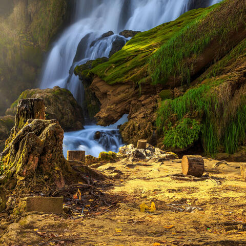 Waterfall Symphony: Nature's Soothing Chorus