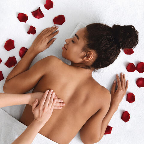 Binaural Rain of Healing: Music for Soothing Massage