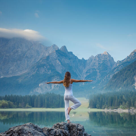 Meditative Yoga at the Stream: The Chill Sound of Serenity