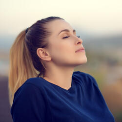 Contentment in Rain Showers