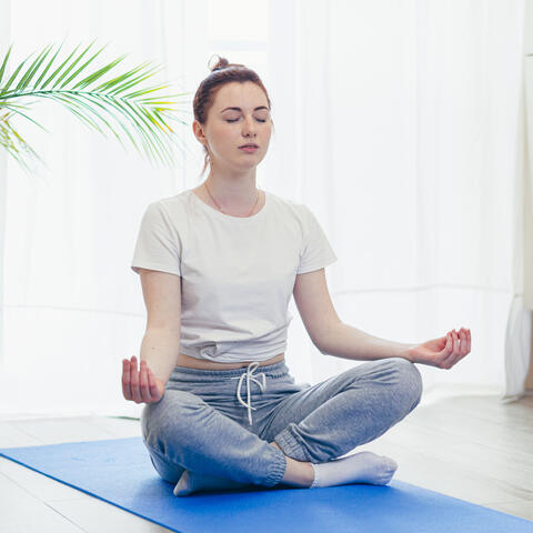 Ember's Alignment: Serenade of Fire for Yoga Balance with Chill Music