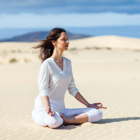 Tranquil Wind Meditation: Tuning Fork Soundscape for Calm