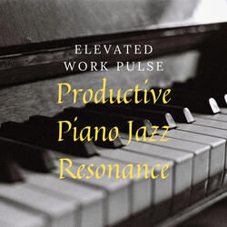 Elevated Jazzed Focus: Piano's Energetic Notes of Progress