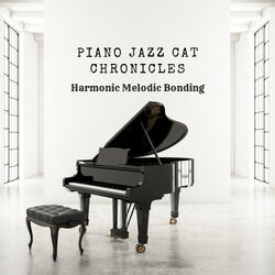 Soothing Cat Melodies: Harmonic Piano Jazz Comfort