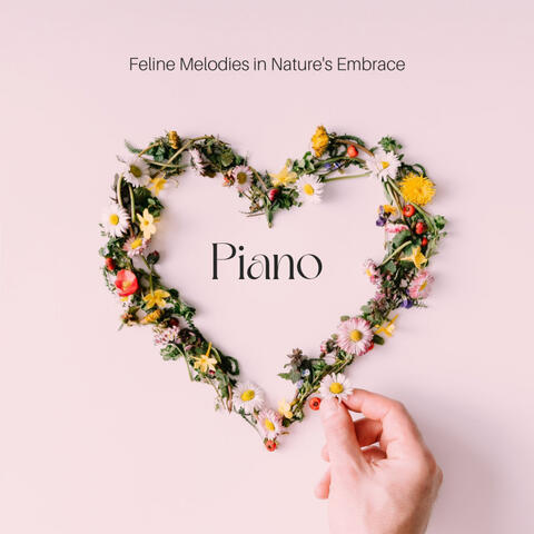 Piano Whisker Serenades: Feline Melodies in Nature's Embrace