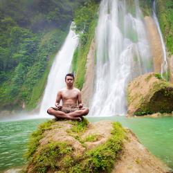 Flowing Stream Mindful Path