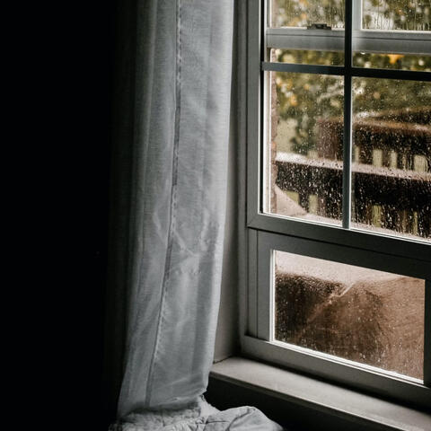 Rhythmic Rain: Meditation Tracks with Rain on Window