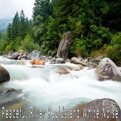 Peaceful River Rapids and White Noise