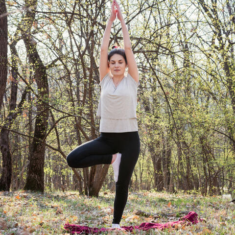 Tranquil Raindrops in Yoga: A Flowing Binaural Symphony of Balance