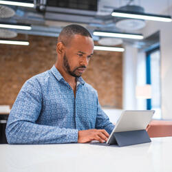 Eyes Close Near Stream