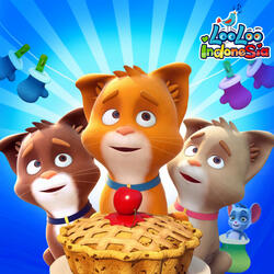 Tiga anak kucing kecil