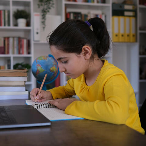 Serene Study Hours with Piano Rainfall