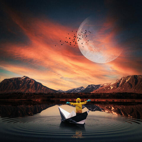 Whispering River: Acoustic Waves of Calm