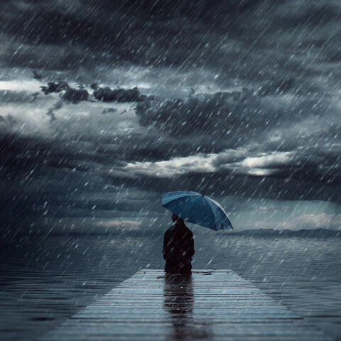 Zen Rain by the Lake: Serene Chill Music Rain